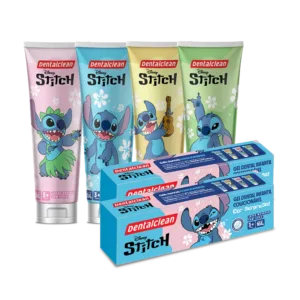 GEL COM FLÚOR DENTALCLEAN STITCH INFANTIL 104G