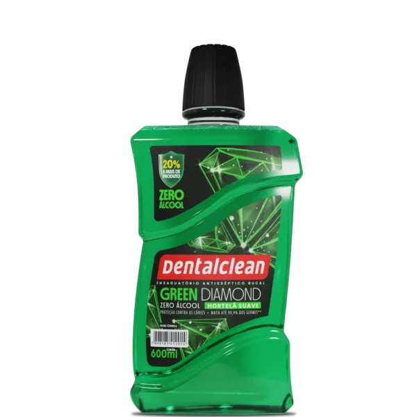 ANTISSÉPTICO DENTALCLEAN GREEN DIAMOND 600ML SEM ÁLCOOL