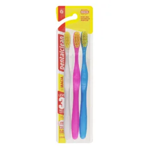 ESCOVA DE DENTE DENTALCLEAN POP BASIC COLOR LEVE 3 PAGUE 2 MACIA