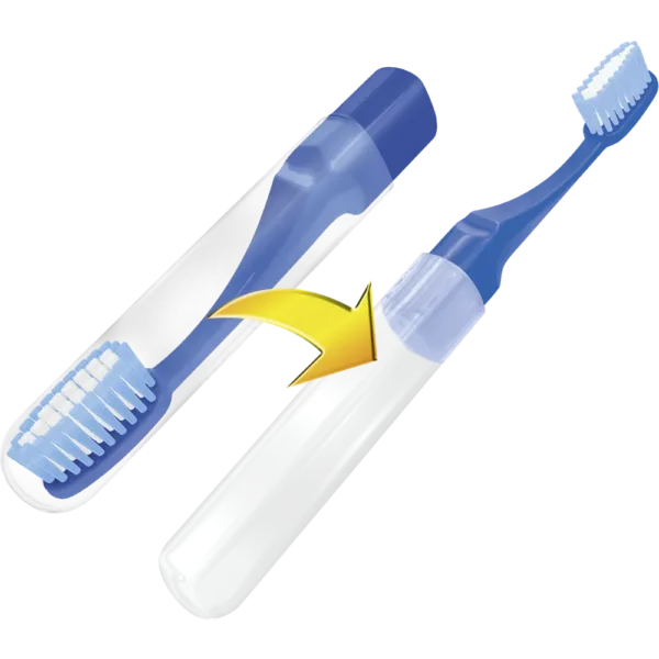 ESCOVA DE DENTE DENTALCLEAN POP VIAGEM MACIA - Imagem 2