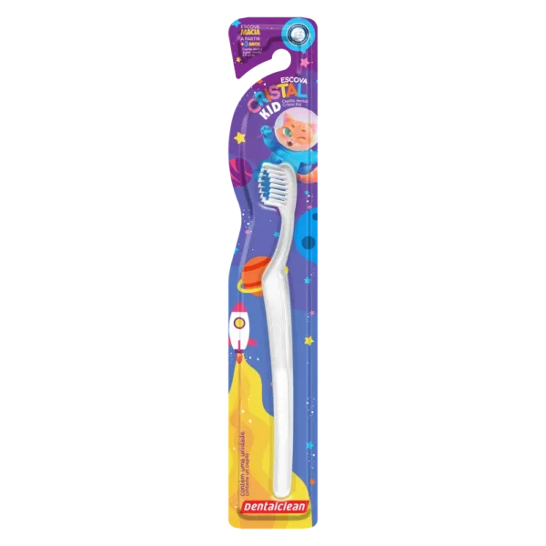 ESCOVA DE DENTE DENTALCLEAN CRISTAL KID INFANTIL MACIA