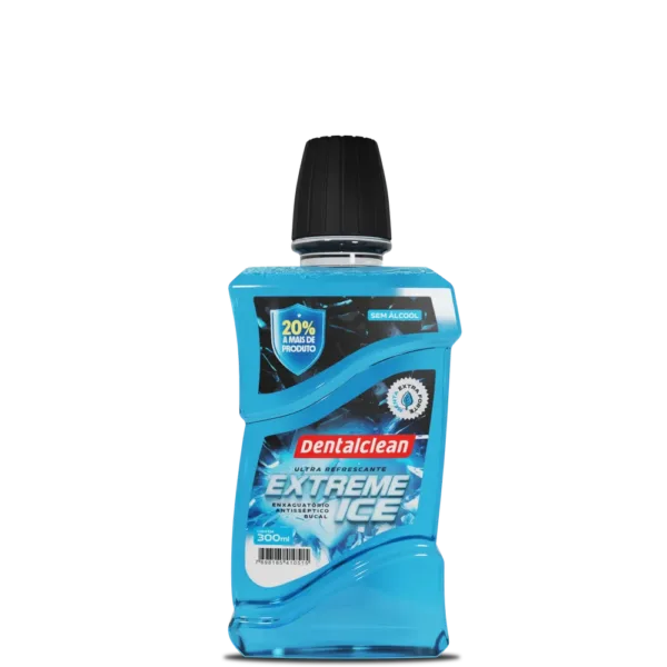 ANTISSÉPTICO DENTALCLEAN EXTREME ICE 300ML SEM ÁLCOOL