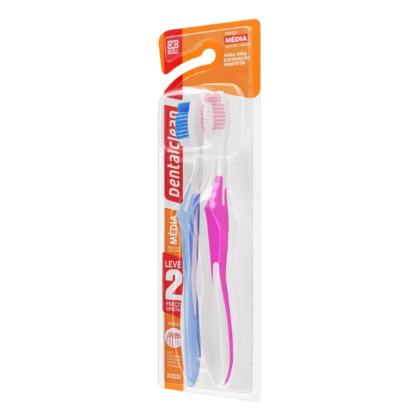ESCOVA DE DENTE DENTALCLEAN PERFECT LEVE 2 PREÇO ESPECIAL MÉDIA - Imagem 3