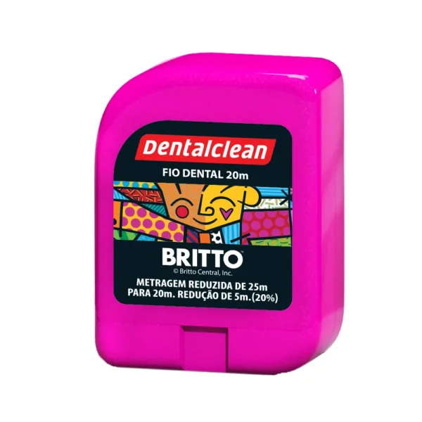 FIO DENTAL DENTALCLEAN ROMERO BRITTO 20M - Imagem 3