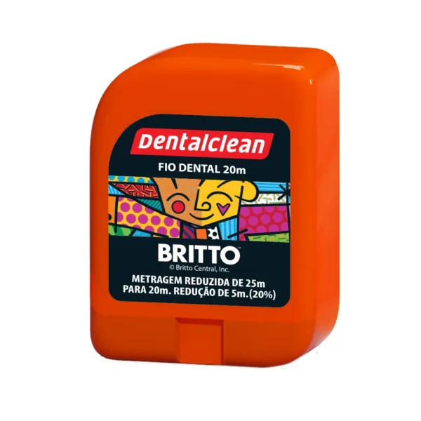 FIO DENTAL DENTALCLEAN ROMERO BRITTO 20M - Imagem 2