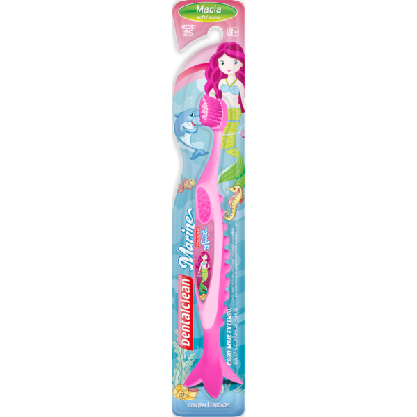 ESCOVA DE DENTE DENTALCLEAN MARINE INFANTIL MACIA - Imagem 6