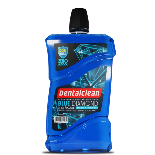 ANTISSÉPTICO DENTALCLEAN BLUE DIAMOND 1000ML SEM ÁLCOOL