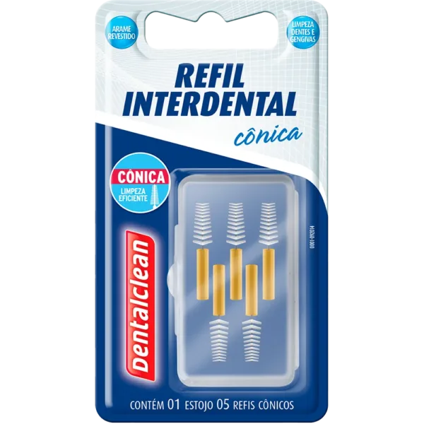 REFIL INTERDENTAL DENTALCLEAN CÔNICA