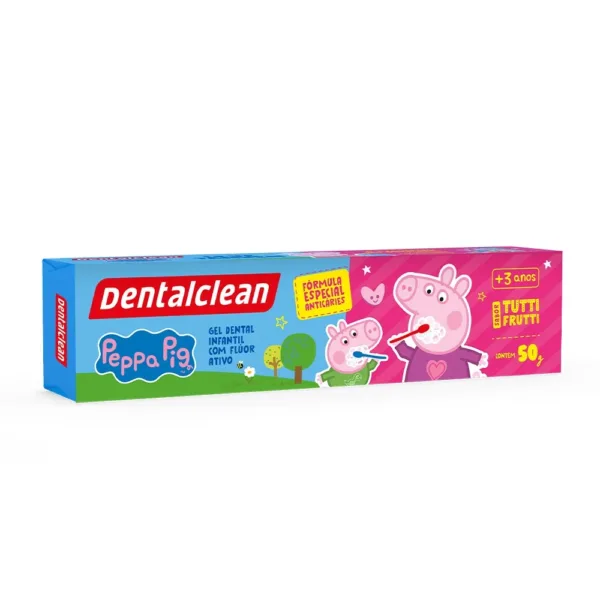 GEL COM FLÚOR DENTALCLEAN PEPPA PIG INFANTIL 50G - Imagem 3