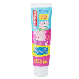 GEL COM FLÚOR DENTALCLEAN PEPPA PIG INFANTIL 50G