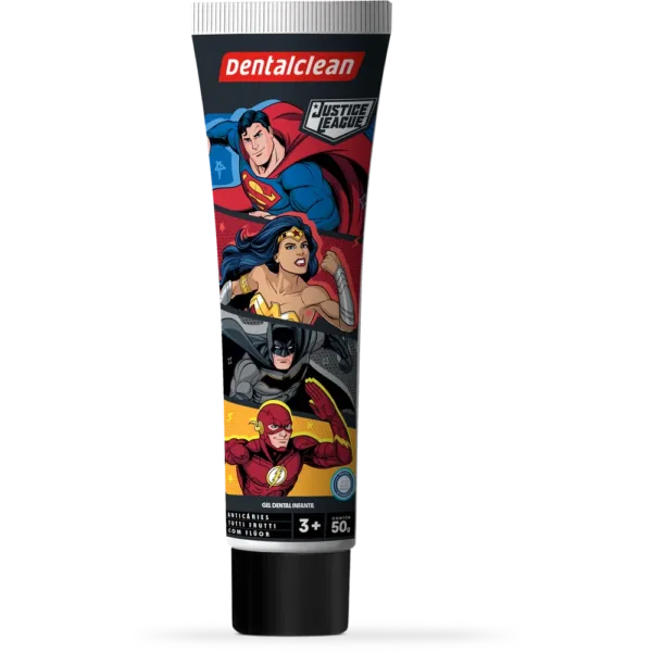 GEL COM FLÚOR DENTALCLEAN HERÓIS INFANTIL 50G