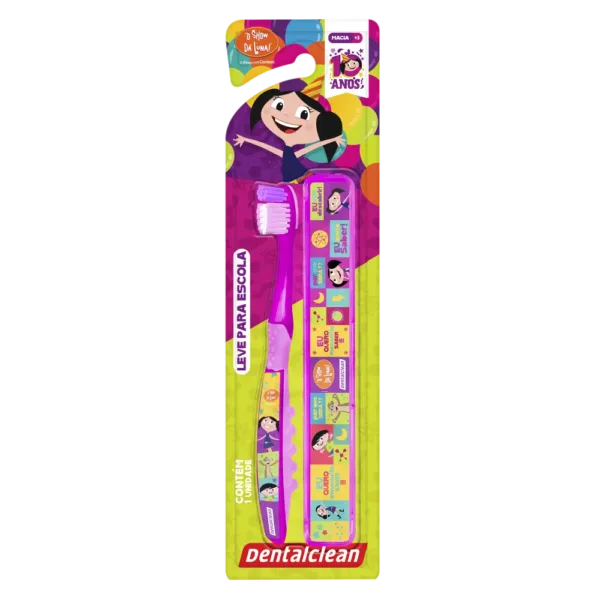 ESCOVA DE DENTE DENTALCLEAN LUNA ESCOLAR INFANTIL MACIA