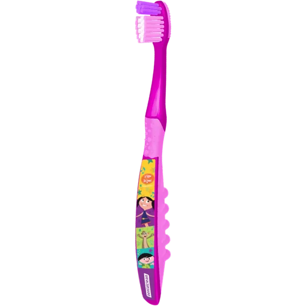 ESCOVA DE DENTE DENTALCLEAN LUNA ESCOLAR INFANTIL MACIA - Imagem 5