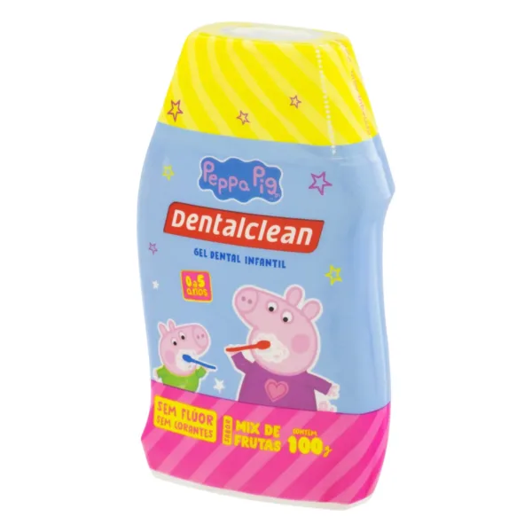 GEL SEM FLÚOR DENTALCLEAN PEPPA PIG 100G - Imagem 2