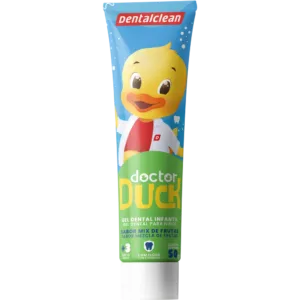 GEL COM FLÚOR DENTALCLEAN DR. DUCK INFANTIL 50G