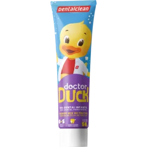 GEL SEM FLÚOR DENTALCLEAN DR. DUCK INFANTIL 50G