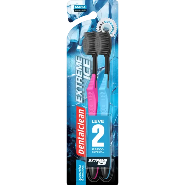 ESCOVA DE DENTE DENTALCLEAN EXTREME ICE LEVE 2 PREÇO ESPECIAL MACIA