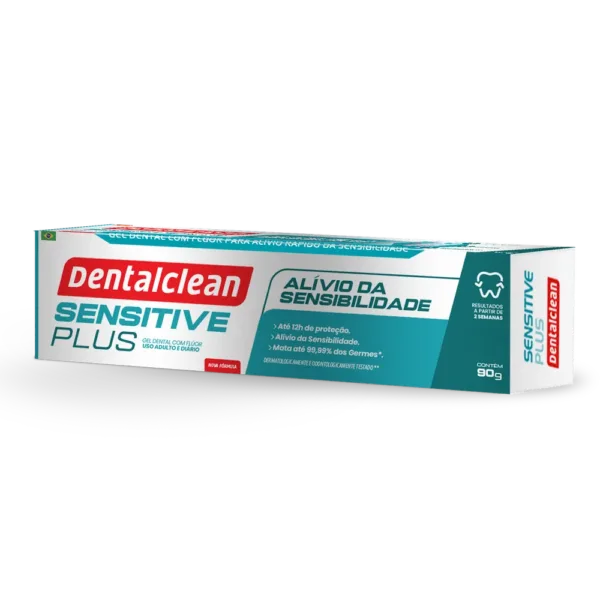 GEL COM FLÚOR DENTALCLEAN SENSITIVE 90G - Imagem 3