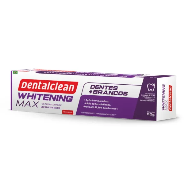 GEL COM FLÚOR DENTALCLEAN WHITENING 90G - Imagem 3