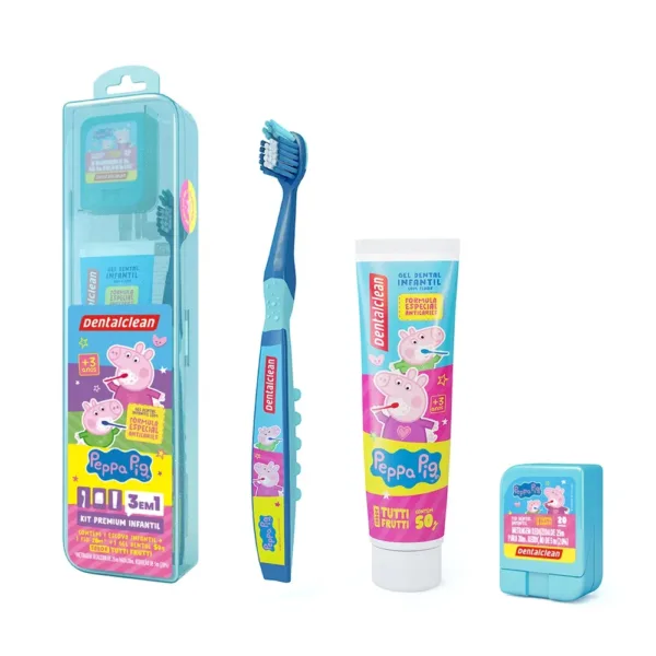 KIT PREMIUM DENTALCLEAN PEPPA PIG