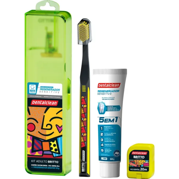 KIT PREMIUM DENTALCLEAN ROMERO BRITTO - Imagem 2