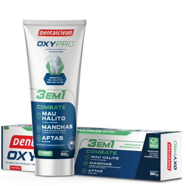 GEL COM FLÚOR DENTALCLEAN OXYPRO 90G - Imagem 2