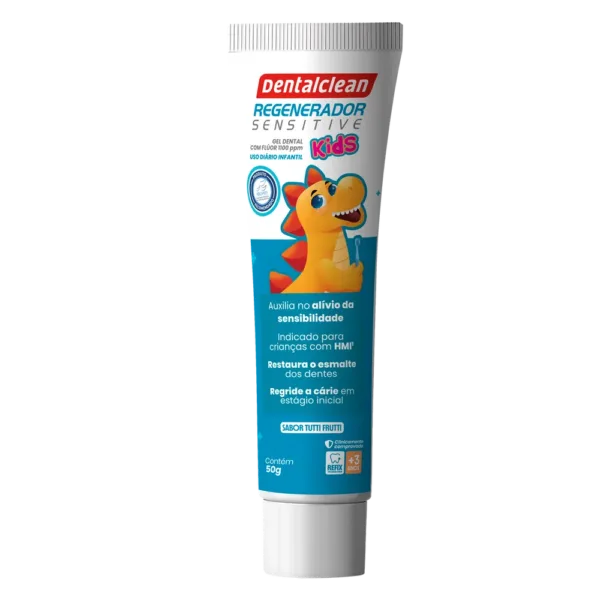 GEL COM FLÚOR DENTALCLEAN REGENERADOR KIDS 50G