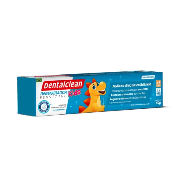 GEL COM FLÚOR DENTALCLEAN REGENERADOR KIDS 50G - Imagem 2