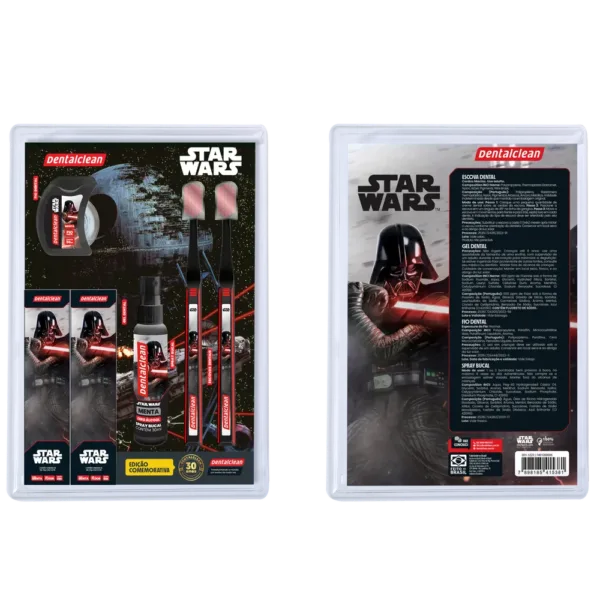 KIT COMEMORATIVO 30 ANOS DENTALCLEAN STAR WARS