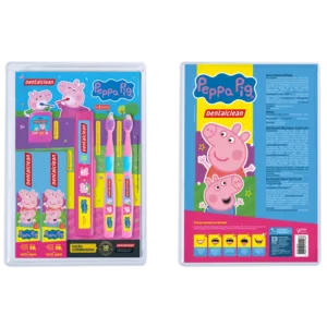 KIT COMEMORATIVO 30 ANOS DENTALCLEAN PEPPA PIG