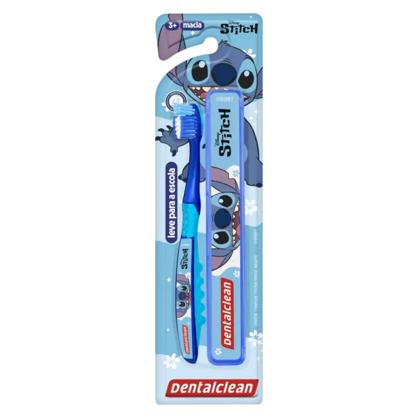 ESCOVA DE DENTE DENTALCLEAN STITCH ESCOLAR INFANTIL MACIA