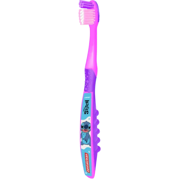 ESCOVA DE DENTE DENTALCLEAN STITCH ESCOLAR INFANTIL MACIA - Imagem 4