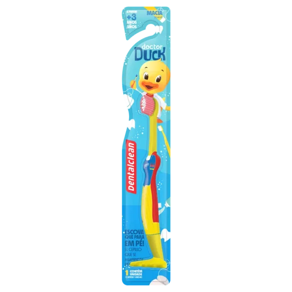 ESCOVA DE DENTE DENTALCLEAN DR. DUCK  INFANTIL MACIA