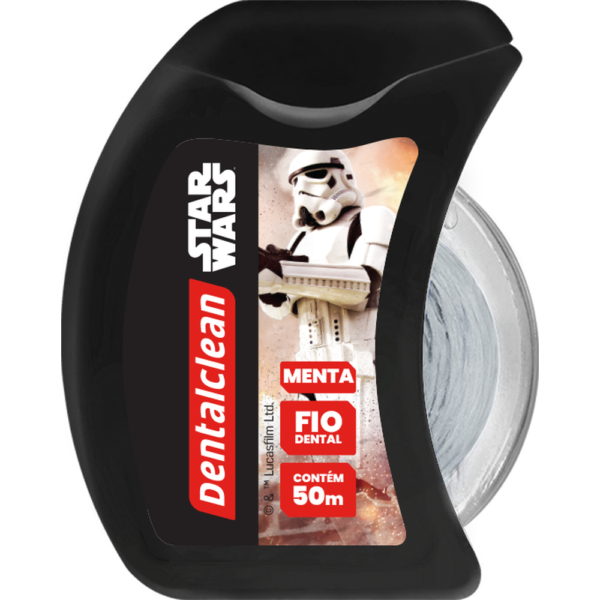 FIO DENTAL DENTALCLEAN STAR WARS 50M - Imagem 4