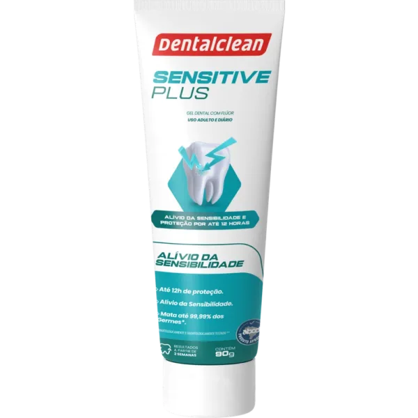 GEL COM FLÚOR DENTALCLEAN SENSITIVE 90G