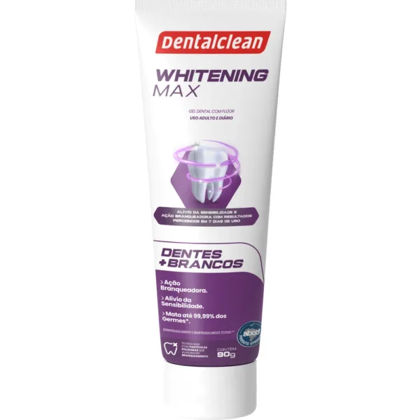 GEL COM FLÚOR DENTALCLEAN WHITENING 90G