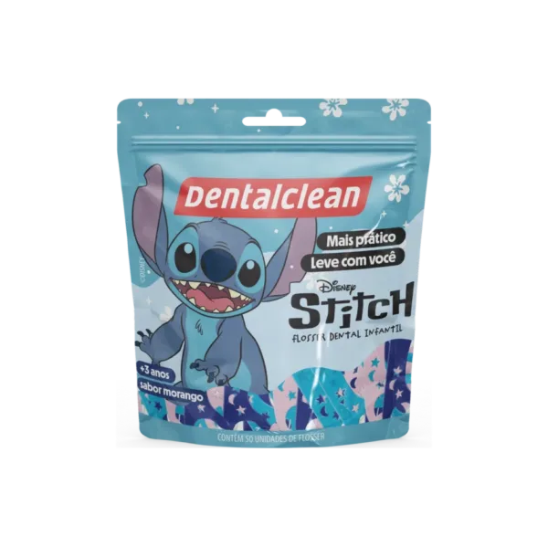 FIO DENTAL DENTALCLEAN FLOSSER STITCH SABOR MORANGO