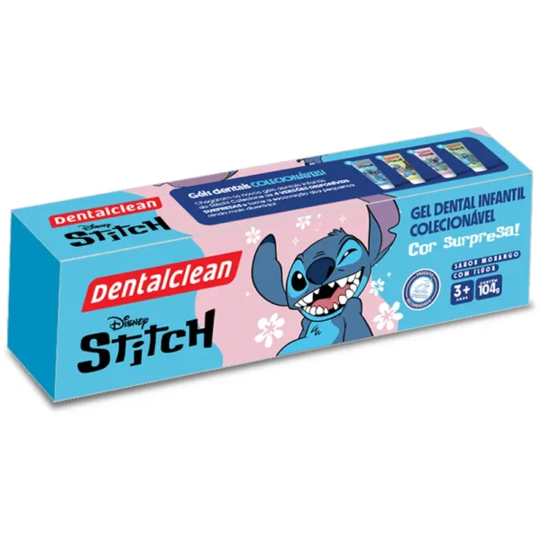 GEL COM FLÚOR DENTALCLEAN STITCH INFANTIL 104G - Imagem 6