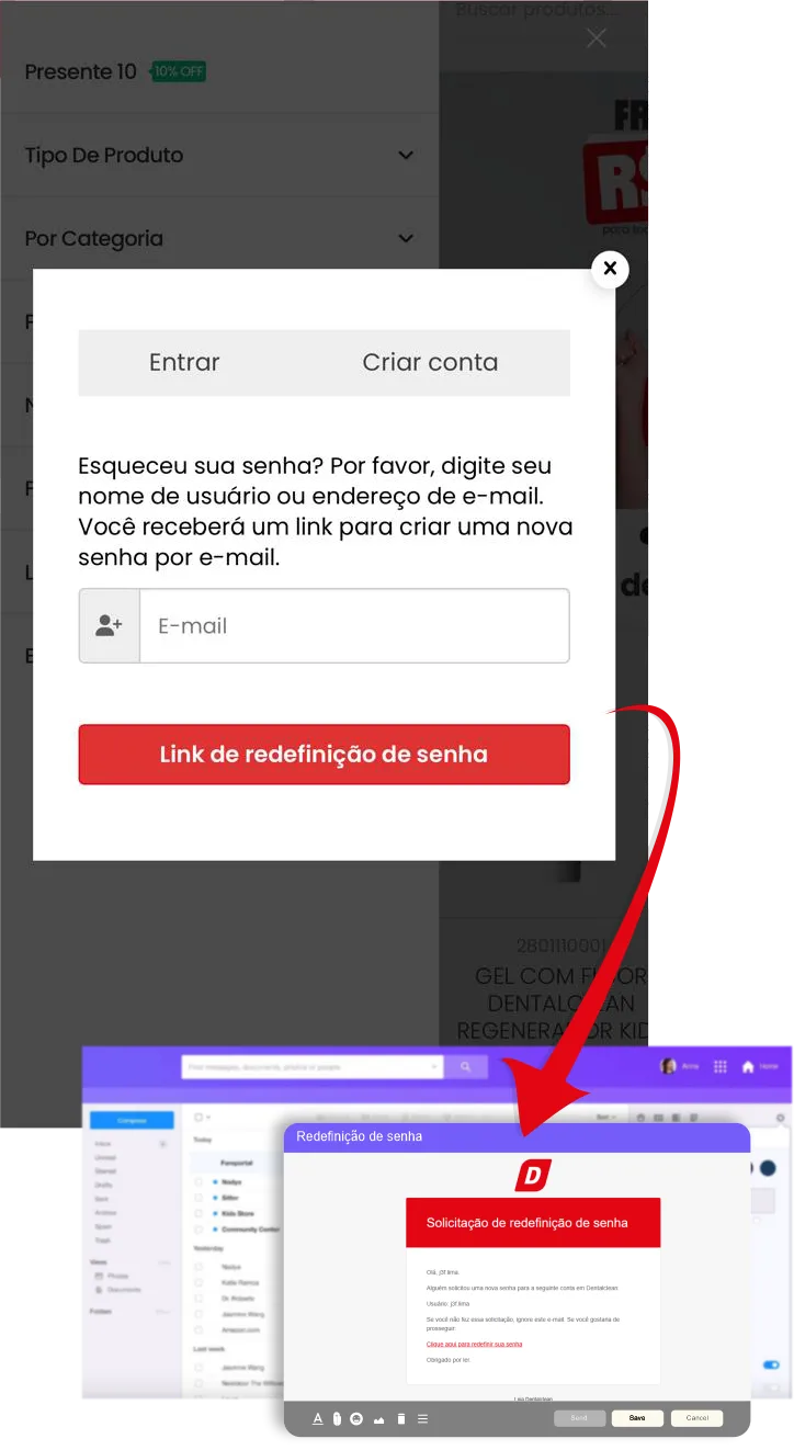 Redefinir senha tutorial