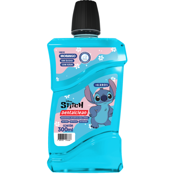 ANTISSÉPTICO DENTALCLEAN STITCH INFANTIL 300ML - Imagem 4