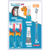 KIT BOOSTER KIDS DENTALCLEAN COM ESCOVA E FIO DENTAL