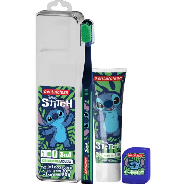 KIT PREMIUM DENTALCLEAN STITCH ADULTO - Imagem 3