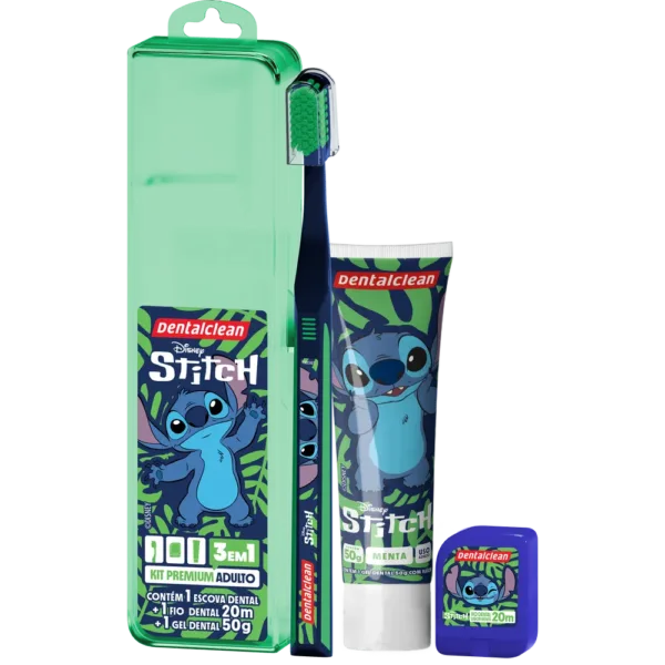 KIT PREMIUM DENTALCLEAN STITCH ADULTO - Imagem 2