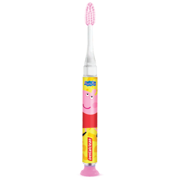ESCOVA DE DENTE DENTALCLEAN PEPPA PIG TIMER LIGHT MACIA - Imagem 4
