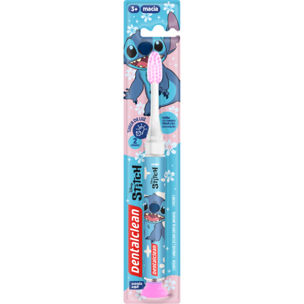 ESCOVA DE DENTE DENTALCLEAN STITCH TIMER LIGHT MACIA - Imagem 2