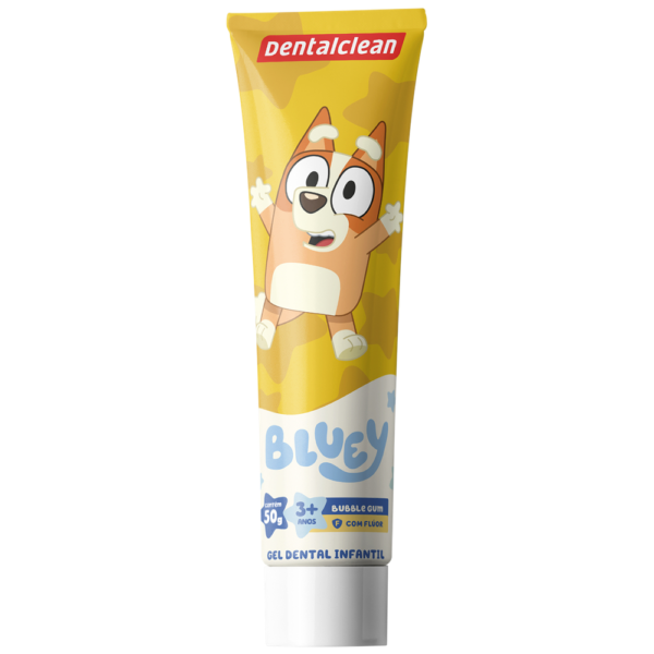 GEL COM FLÚOR DENTALCLEAN BLUEY INFANTIL 50G - Imagem 5