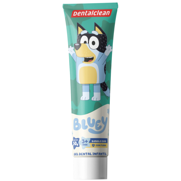 GEL COM FLÚOR DENTALCLEAN BLUEY INFANTIL 50G - Imagem 3