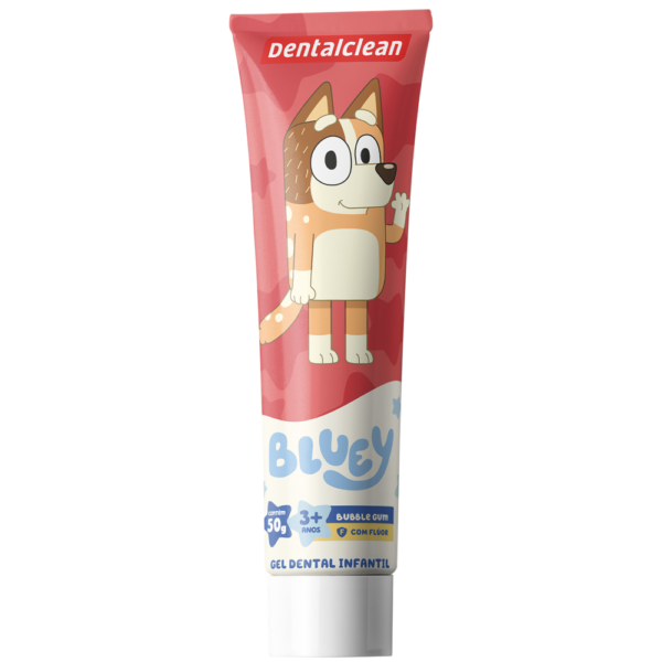 GEL COM FLÚOR DENTALCLEAN BLUEY INFANTIL 50G - Imagem 2