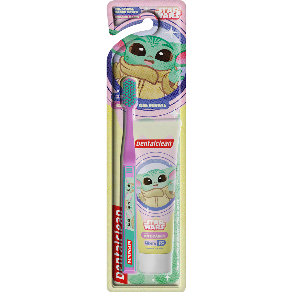 Loja Oficial Dentalclean - ESCOVA + GEL COM FLÚOR DENTALCLEAN GROGU - Imagem 2
